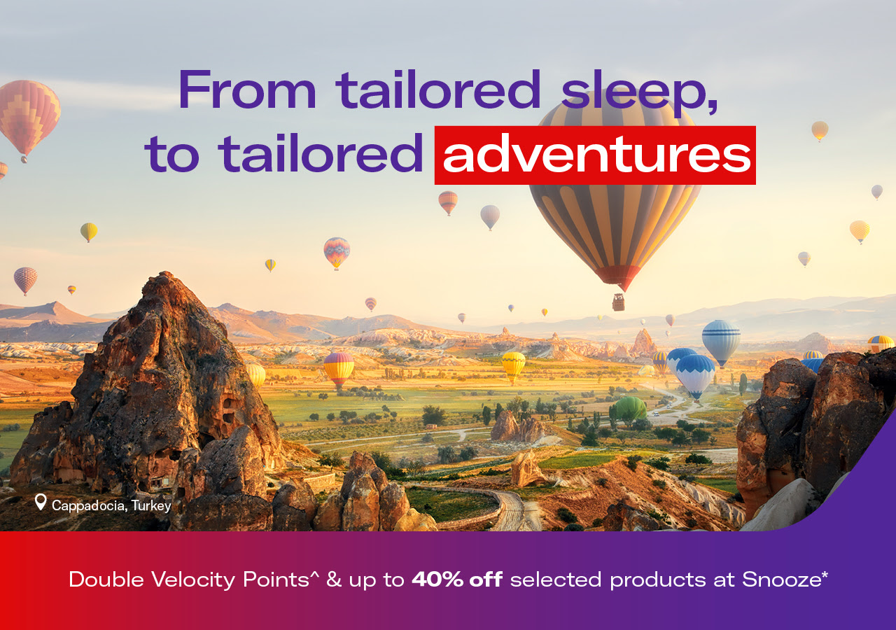 Double Velocity Points and Up to 40% Off at Snooze